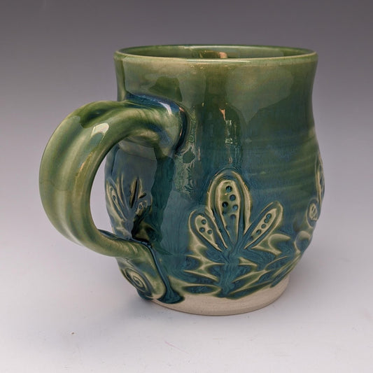 Stoneware Cacti Landscape  Mug