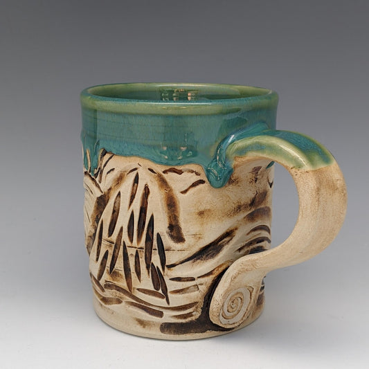 Stoneware Mountain Landscape Series